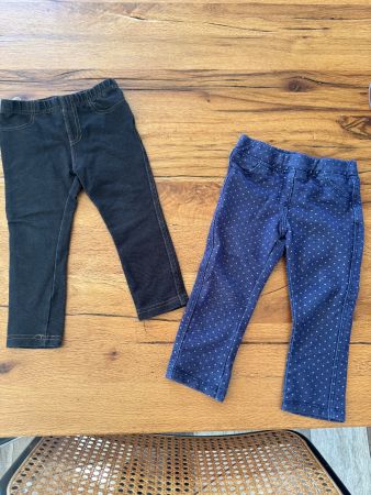 BABY GIRL 👖🤍 2 leggings 80