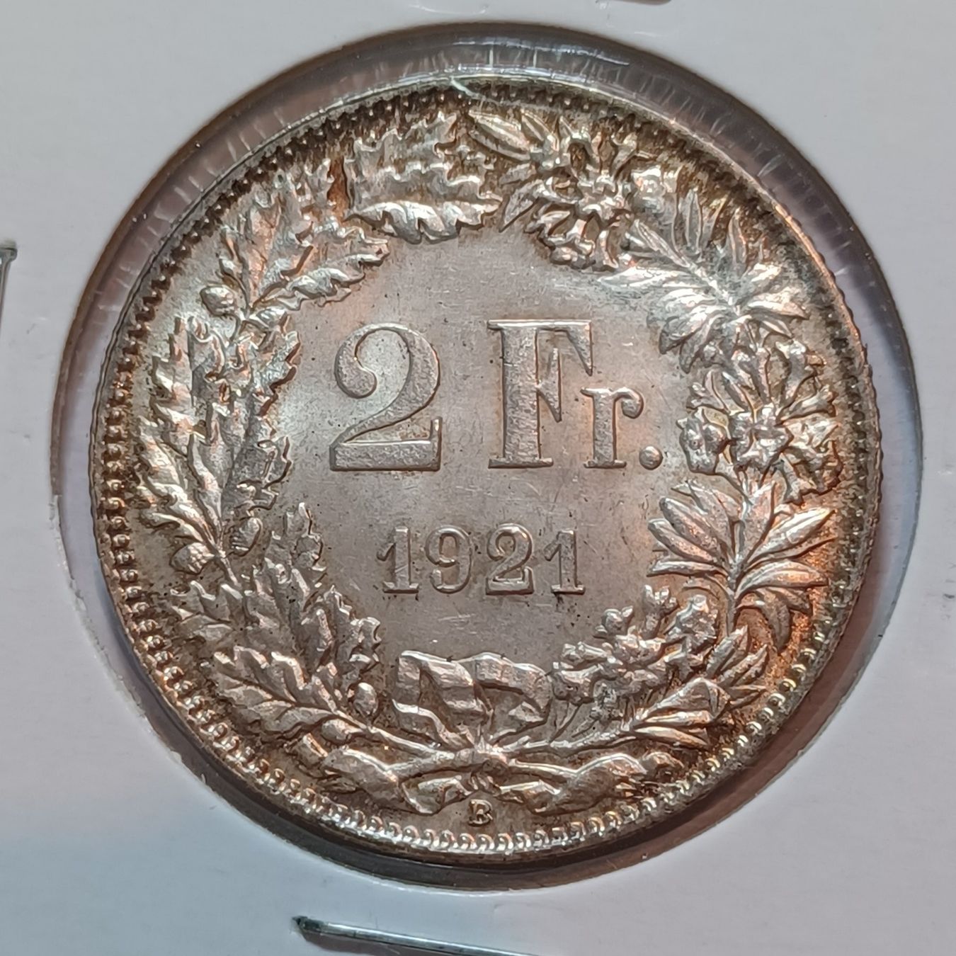 Tutti le monete: 2 Franken 1921 unz – Usato da Pfäffikon ZH venduto da Schweizer_Muenzen