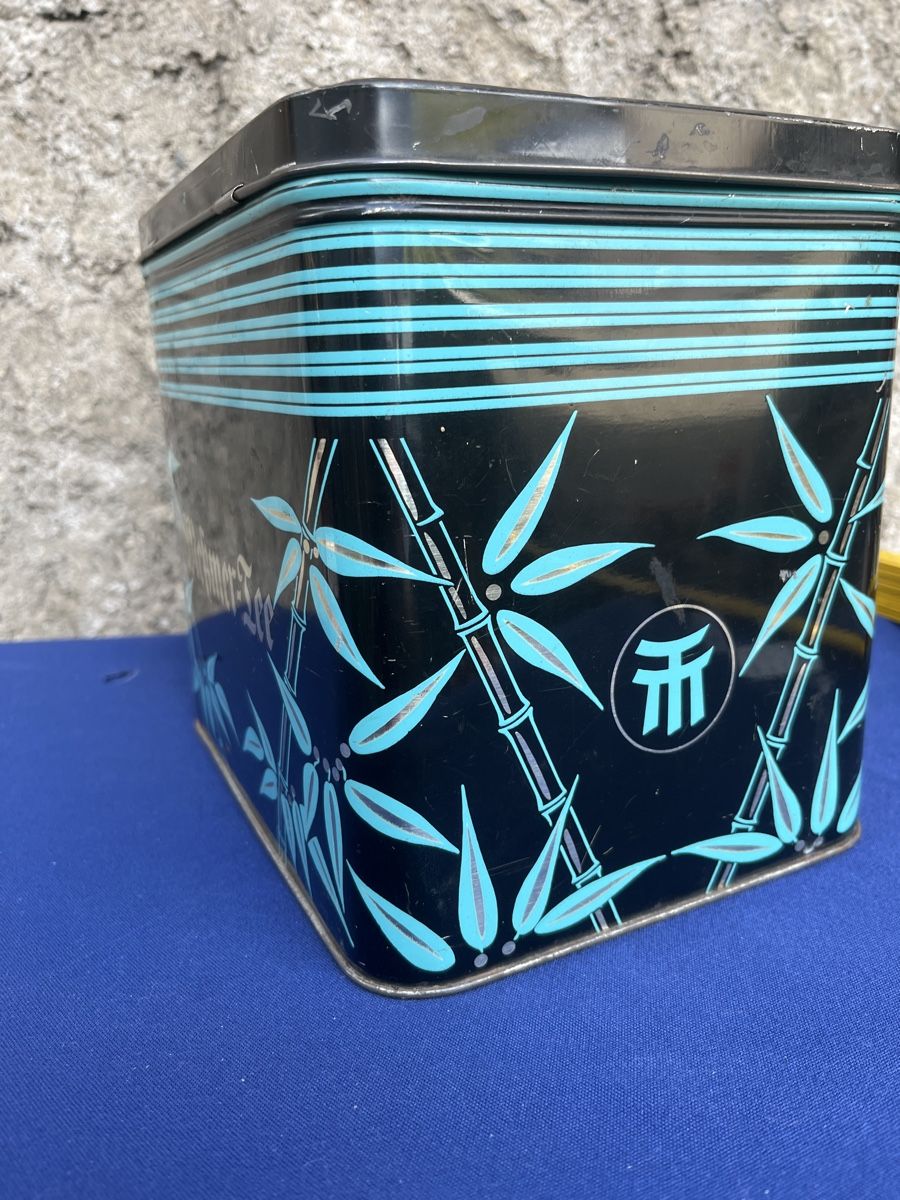 Pots: Messmer Tee Cabinetdose Blechdose schwarz gebraucht – D'occasion à Brienz BE par hey_z9vg 3