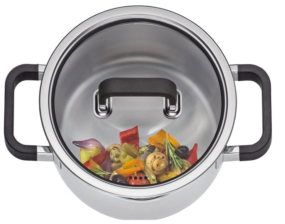 Pentole: SPRING Bratentopf mit Deckel Fusion2+ ø 24 cm – Nuovo (secondo la descrizione) da Kägiswil venduto da nick333 2