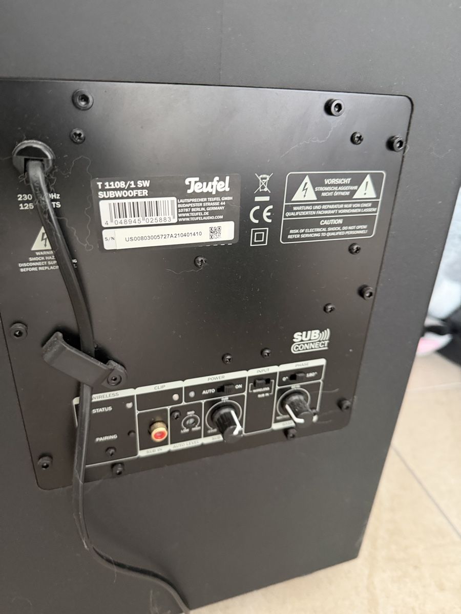Teufel Home Cinema: Teufel T 1108/1 SW – Usato da Koblenz venduto da FamAllen 1