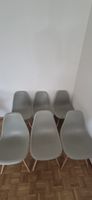 Esszimmerstühle grau 6er Set gute Zustand