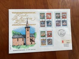 FDC Grossbrief Deckengemälde St. Martin  08.01.1979  (S19)