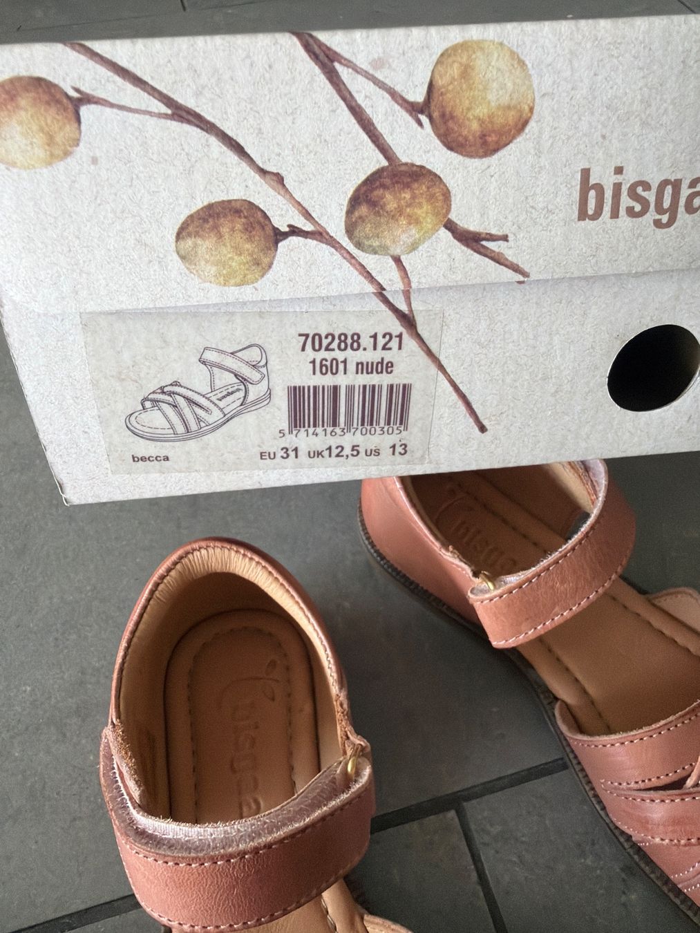 Bisgaard Scarpe per ragazze: Neue Bisgaard Leder-Sandalen – Nuovo e nell'imballaggio originale da Steffisburg venduto da elle013 2