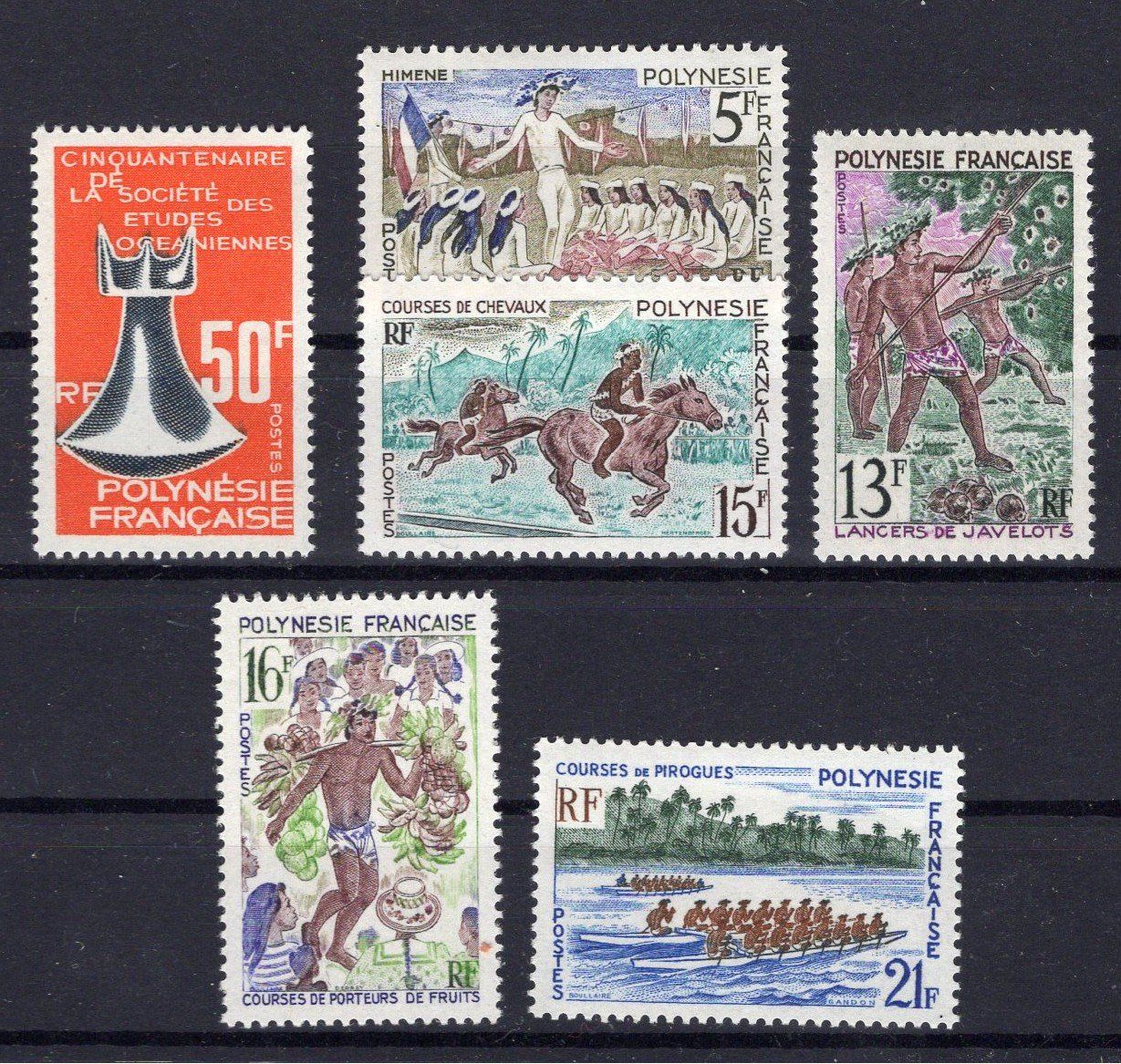 Alle Briefmarken: R5404  /  Polynésie 1967 neufs XX – Neu (gemäss Beschreibung) aus Ste-Croix von MONT-TAGNAC