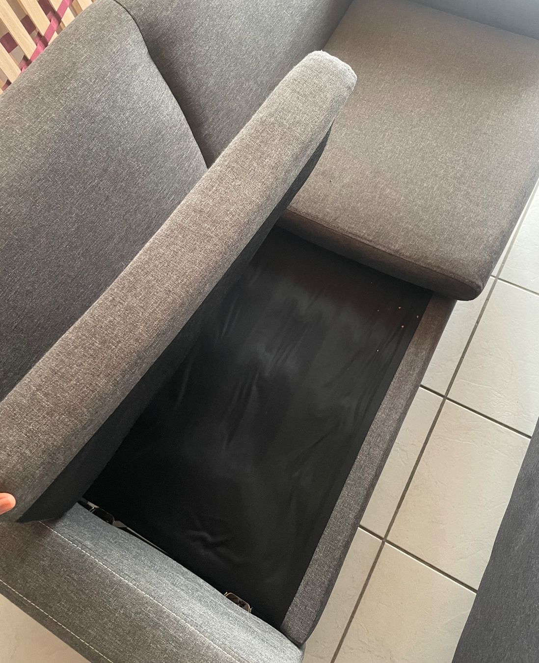 Divani: Sitzsofa in Grau (135x77x63cm) – Usato da Untersiggenthal venduto da l2_nmok 3
