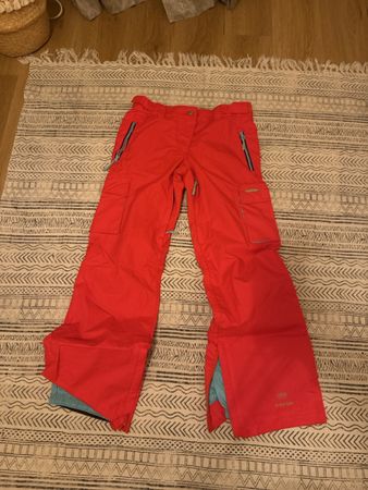 Trespass Damen Skihose, Gr. S, Rot/ blau