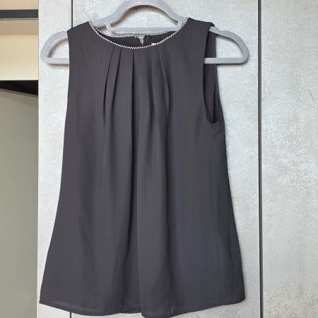 🐸 ANNA FIELS TOP / BLUSE 36 MIT ZIERRAND WIE NEU