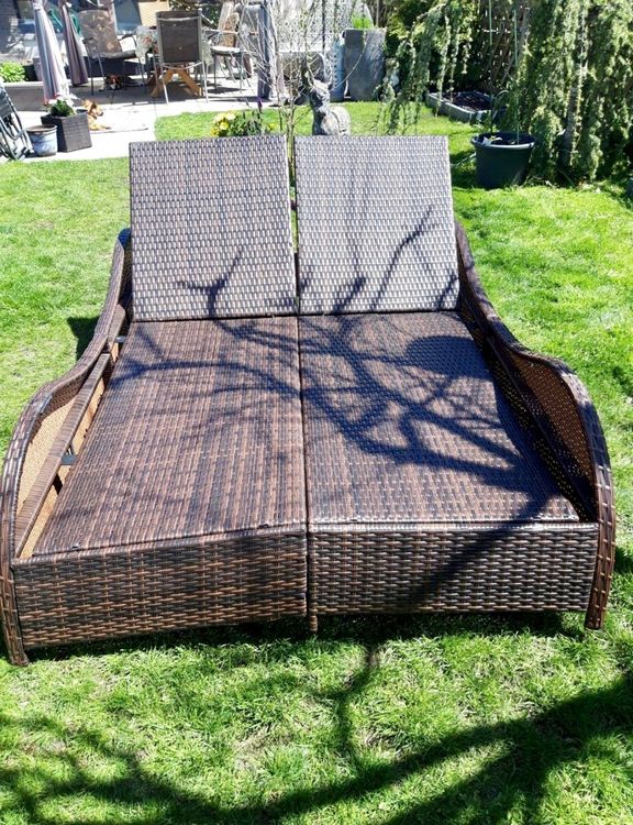 Rattan Gartenliege Liege Doppelliege Rattanliege Gartenmöbel Kaufen
