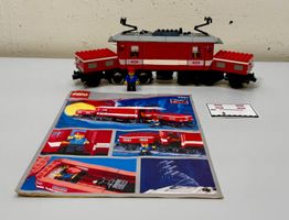 LEGO 4551 9V Eisenbahn Krokodil Lok 1991 mit Anleitung