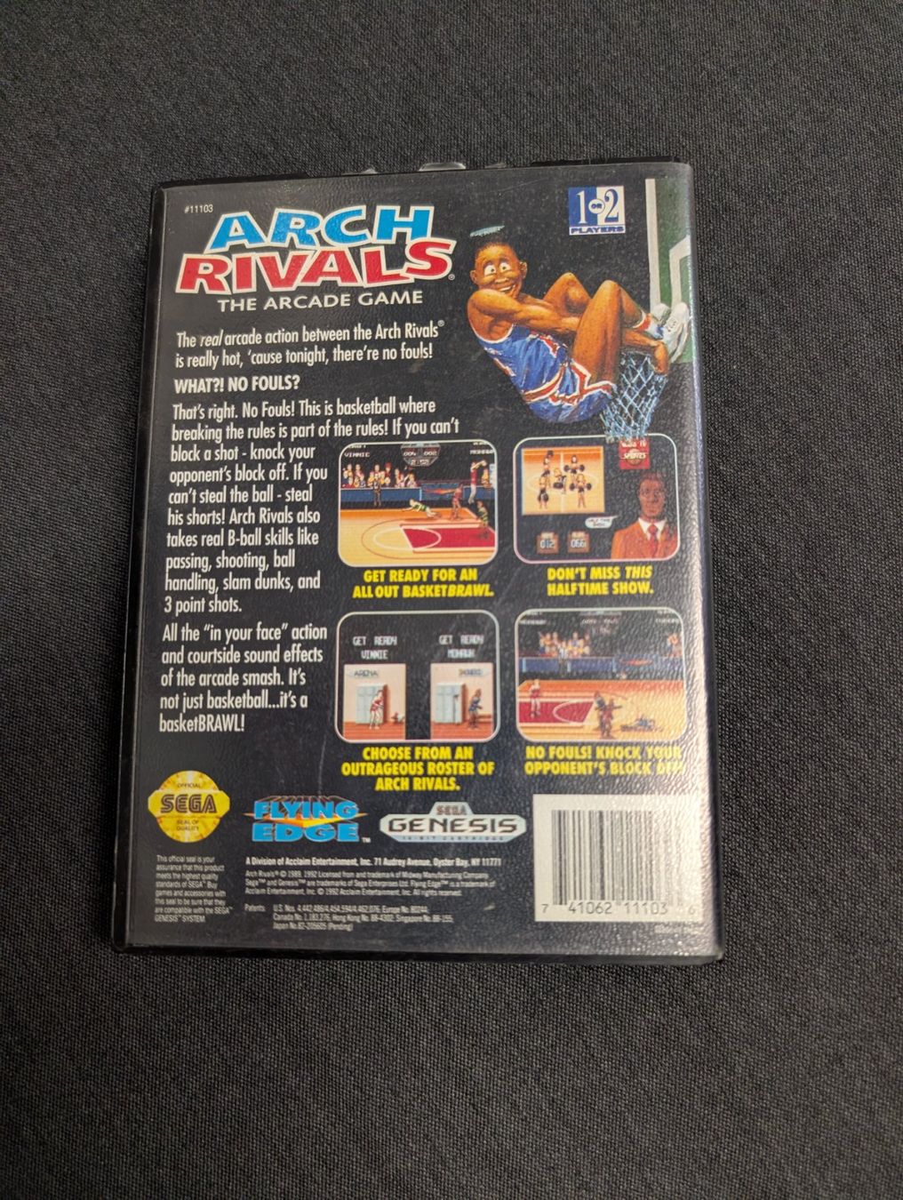 Spiele: Arch rivals the arcade game Sega Mega Drive – Gebraucht aus Giubiasco von Ticinerd 1