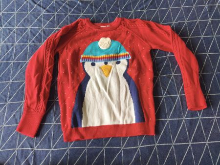 Frugi Pullover Pinguin 134-140 BIO