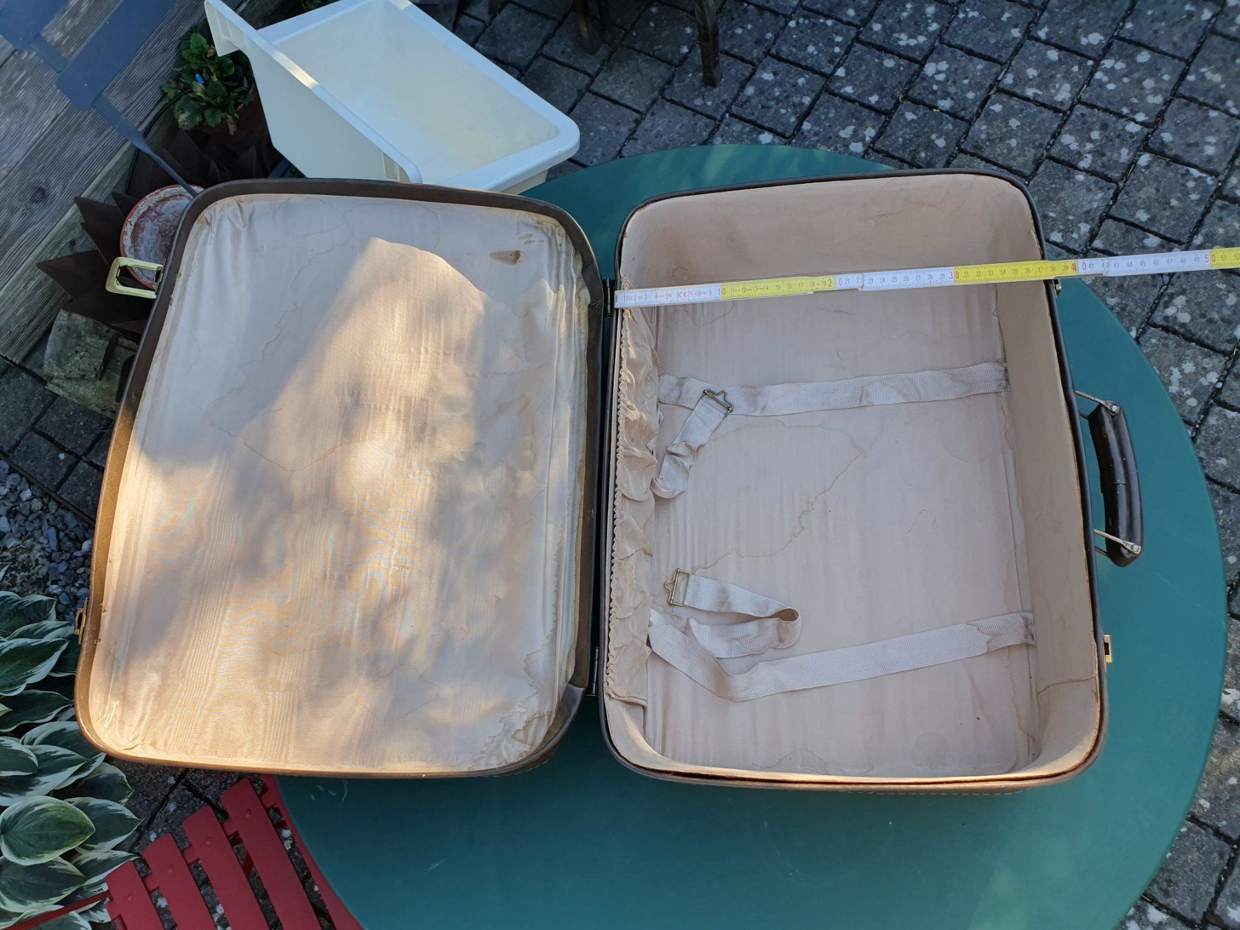 Valigie: Vintage Koffer Leder braun – Usato da Rifferswil venduto da Mispel77 2