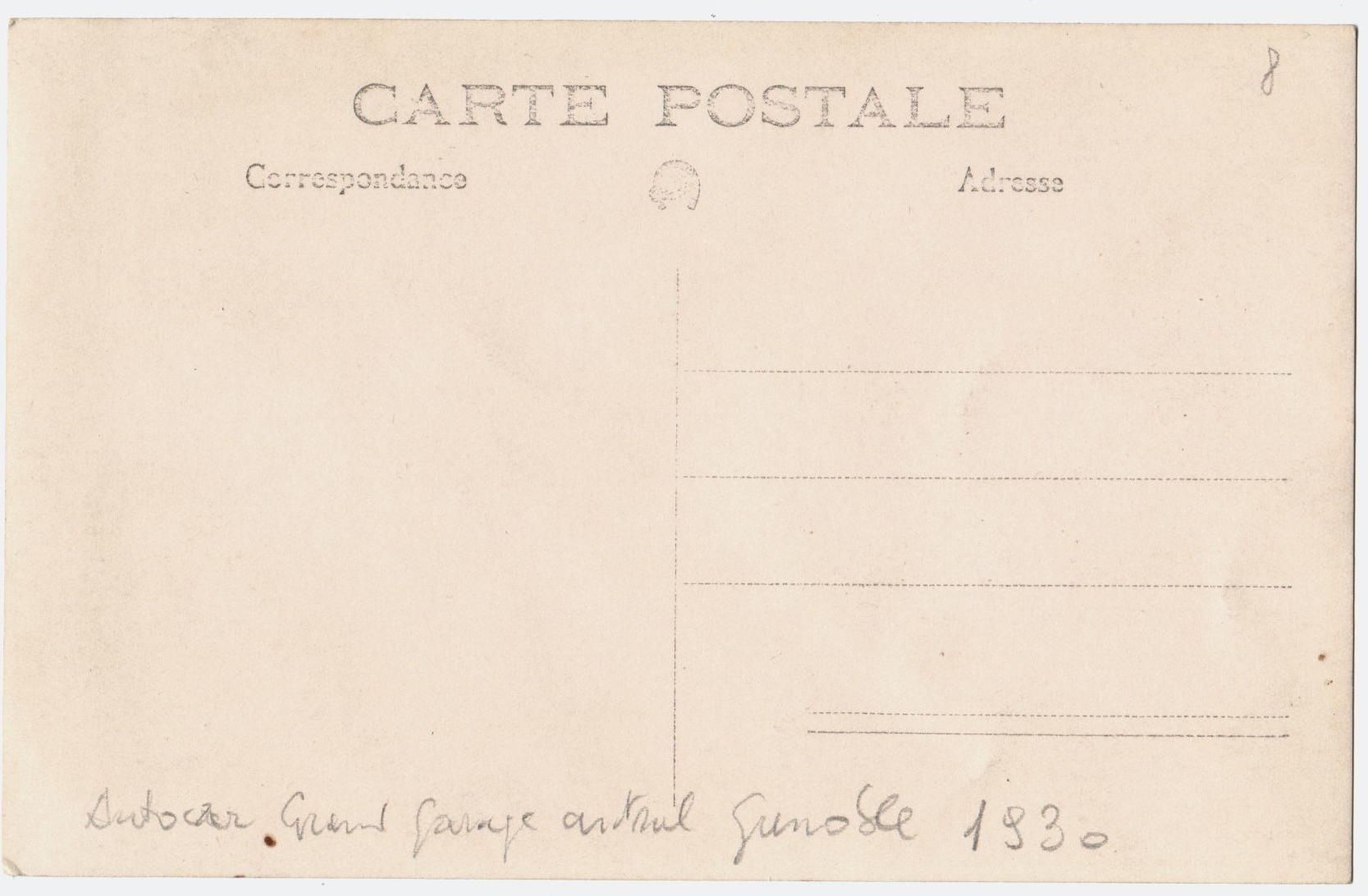 Ansichtskarten: Autocar du Grand garage central de Grenoble - Excursion 1930 – Gebraucht aus Chavornay von 4dphila 1