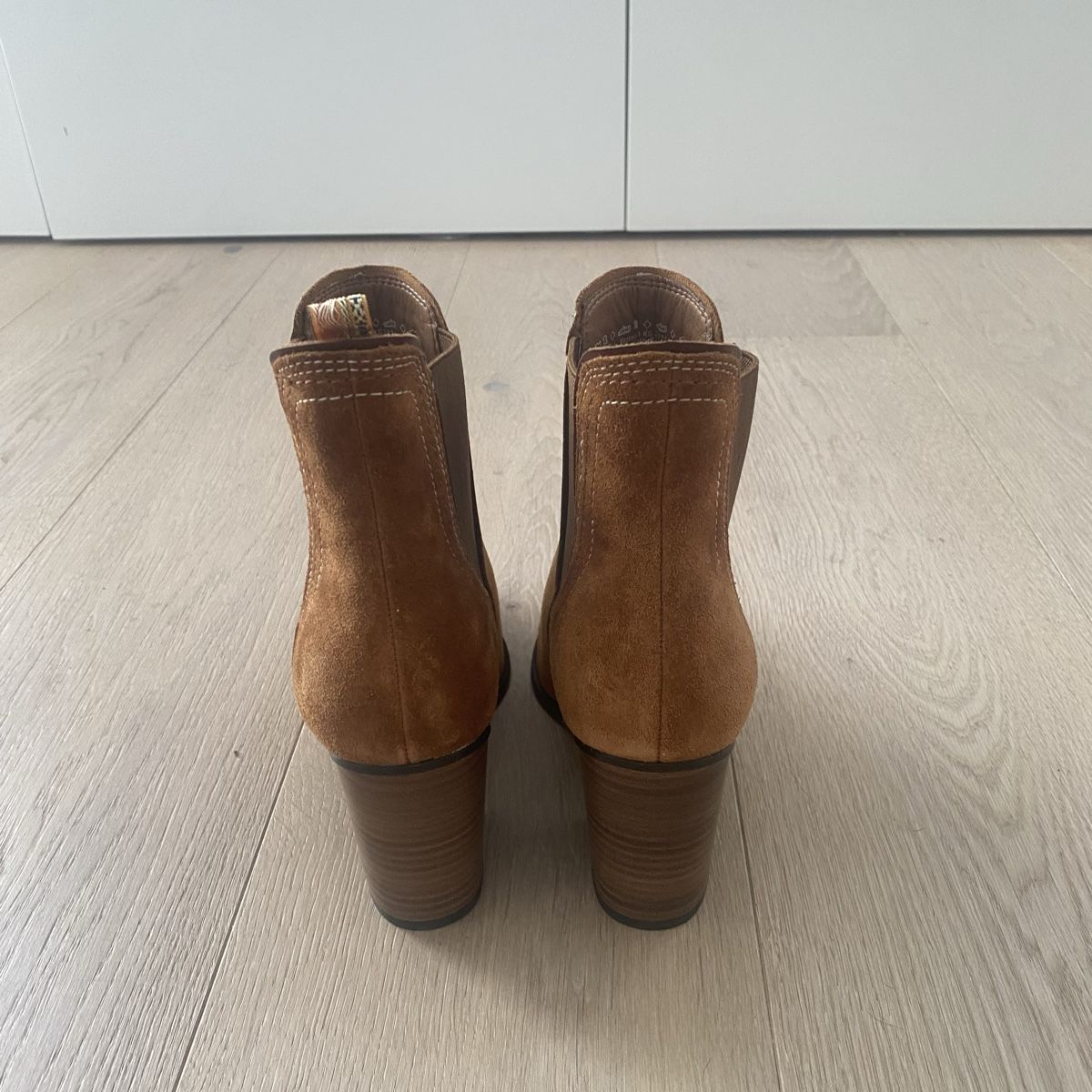 Tamaris Scarpe da donna: Tamaris Veloursleder-Stiefeletten braun – Nuovo (secondo la descrizione) da Sins venduto da enc_c266 2