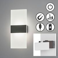 LED Wandleuchte, Dimmer, 23 cm Höhe