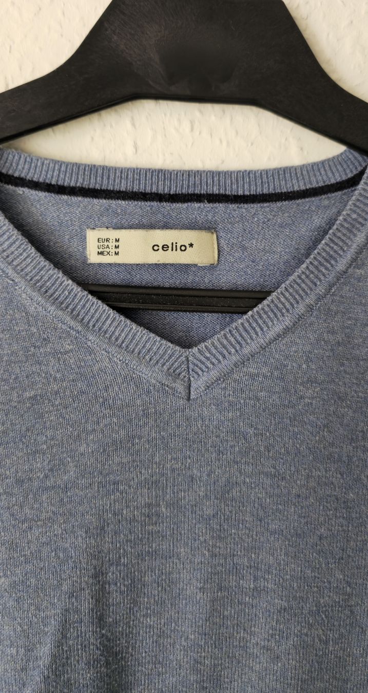 Maglioni & Felpe: Pull Celio Bleu Clair, Taille M – Usato da Genève venduto da MariaS2 2