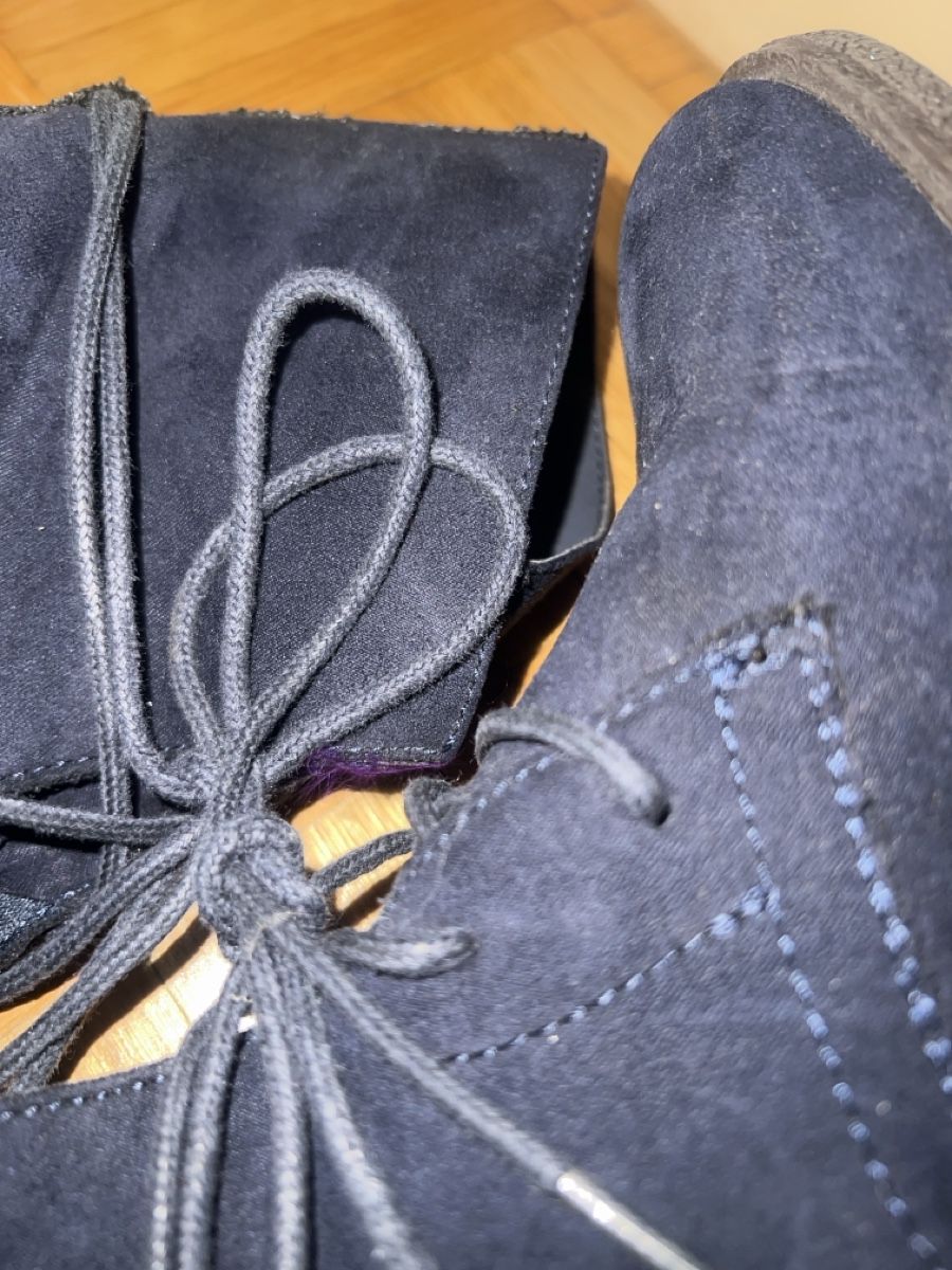Damenschuhe: Bottines en daim bleu marine, taille 35 – Neu (gemäss Beschreibung) aus Gland von ms_ 1