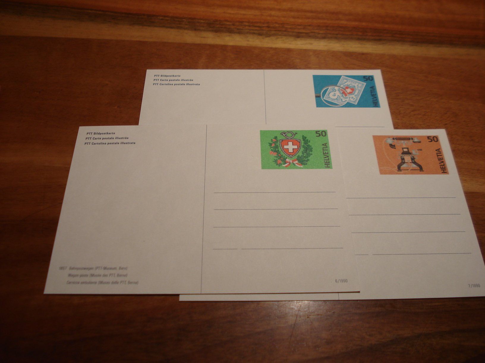Tutti i francobolli: Satz Bildpostkarten **, Postmuseum 1980 – Usato da Niederwil AG venduto da morostahu 2