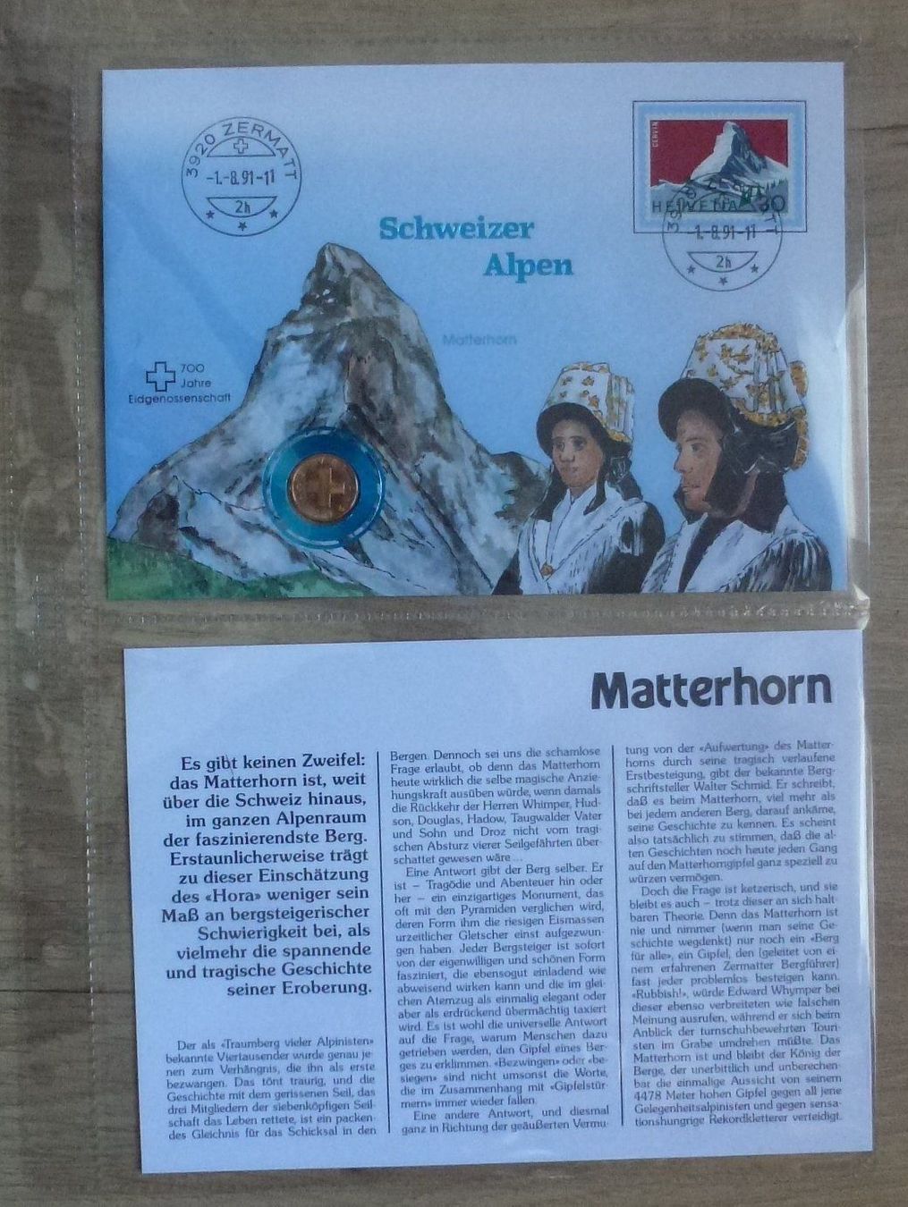 Alle Münzen: Lot ++ 7 Stück Numisbriefe Schweizer Alpen – Gebraucht aus Walkringen von Casablanca777 5