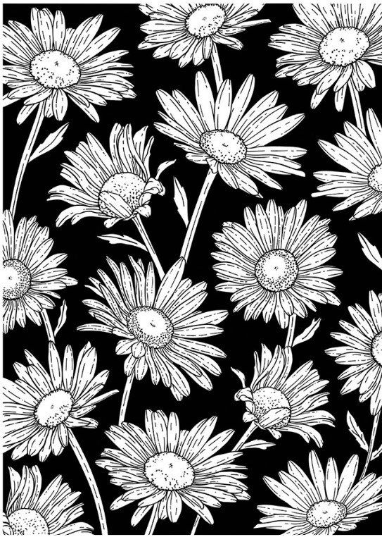 Sciablone: Spellbinders BetterPress-Hot Foil Plate  ** Daisy Shower ** – Nuovo e nell'imballaggio originale da Rubigen venduto da rofi100 4