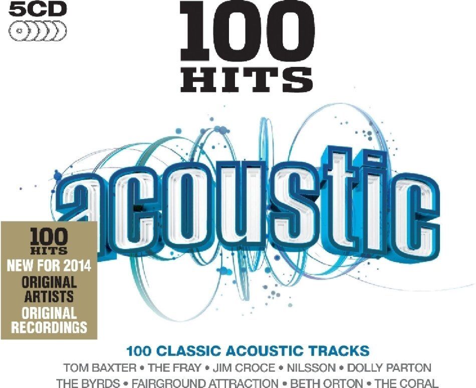 CD: 100 Hits - Acoustic (5 CDs) - Versch. Interpreten – Nuovo e nell'imballaggio originale da Baden venduto da lattemiele