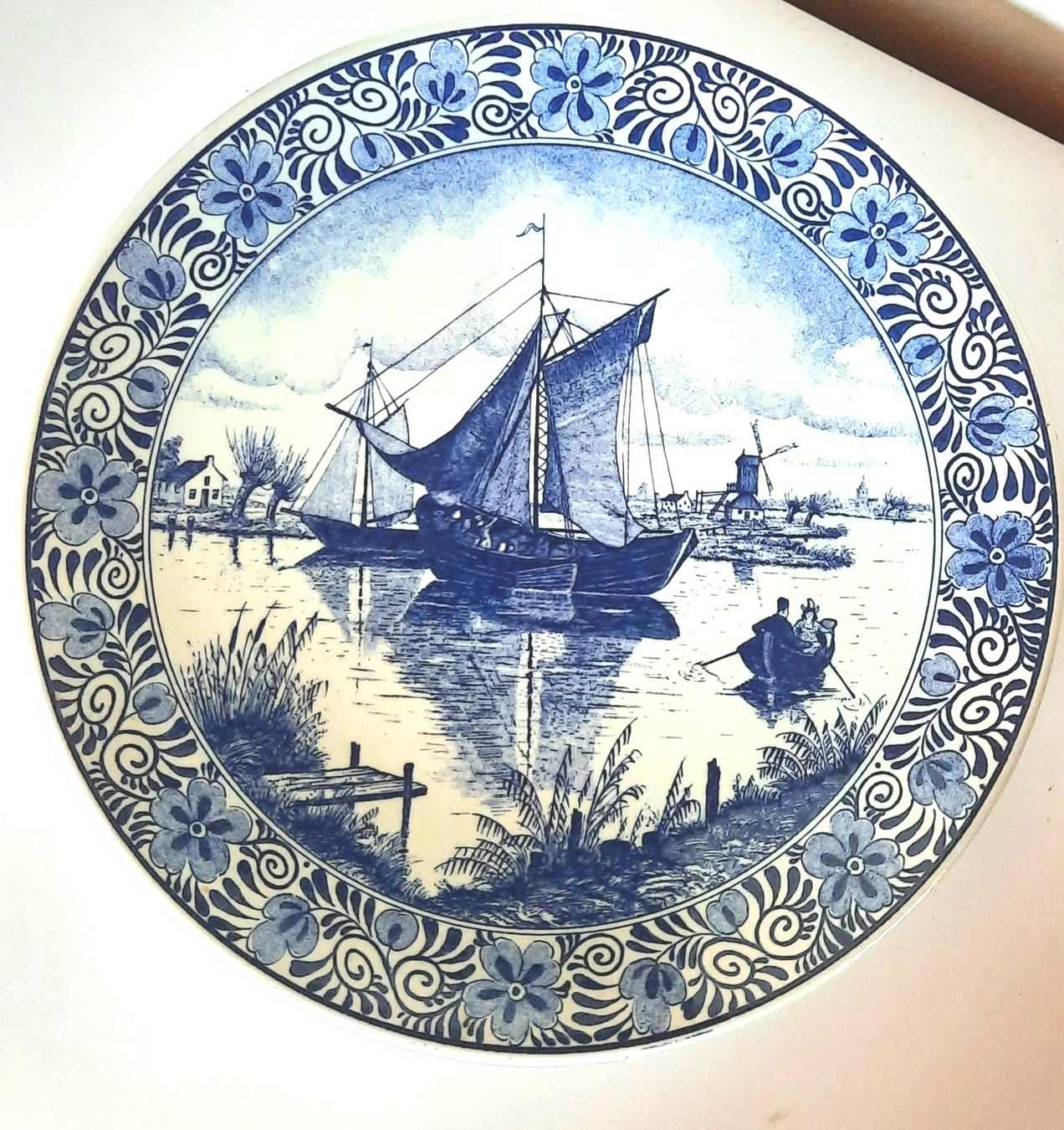 Piatti: 3 Delft-Porzellanteller  – Usato da Meisterschwanden venduto da Schnurrline63 1