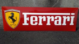 Emailschild Ferrari XXL