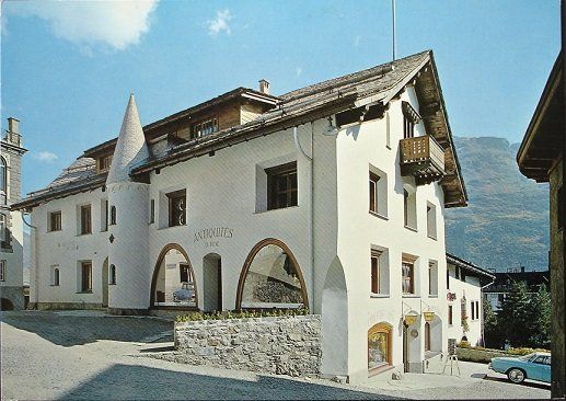Cartoline postali: ST. MORITZ Chesa Tuor pitschna - Auto – Nuovo (secondo la descrizione) da Jona venduto da philajona