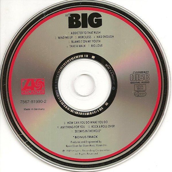 CD: Mr. Big – Mr. Big – Usato da St.Gallen venduto da jalamusic 2