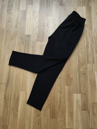 Neu Leichte Hose schwarz Paperbag