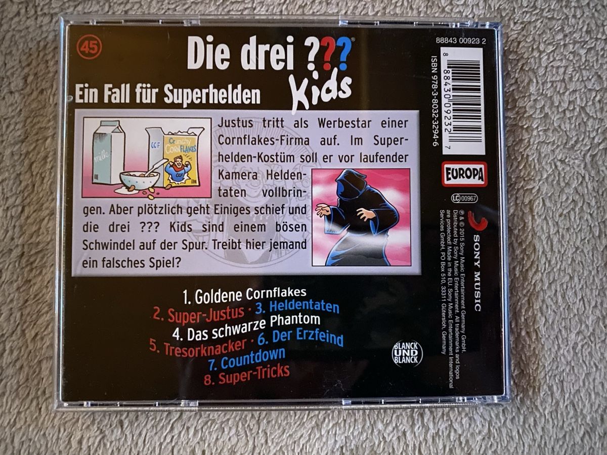 CDs: Die drei Fragezeichen Kids 45 – Gebraucht aus Urnäsch von Triwal 1
