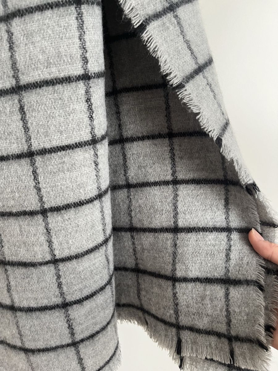 Foulard & Sciarpe: karierter Schal Mamguun Grau – Nuovo e nell'imballaggio originale da Mörschwil venduto da Seegurke18 2