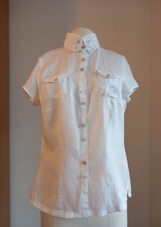 Schöne Sommer  Bluse Polo von Largentina Gr. 40