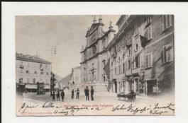 AK 1901 Bellinzona Piazza della Cattedrale belebt 😍
