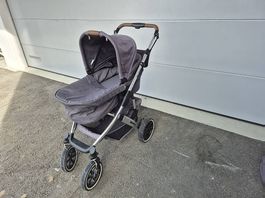 Salsa 4 Air Kinderwagen, Babywanne und Sportsitz, grau