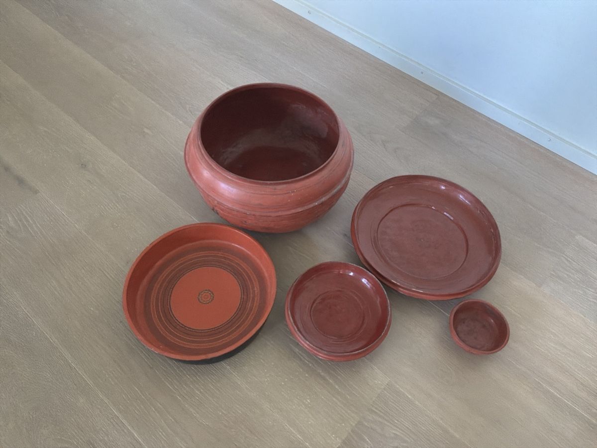 Ciotole: Ensemble de bols de Birmanie, antiquité – Usato da Uitikon Waldegg venduto da sch_m58c 1