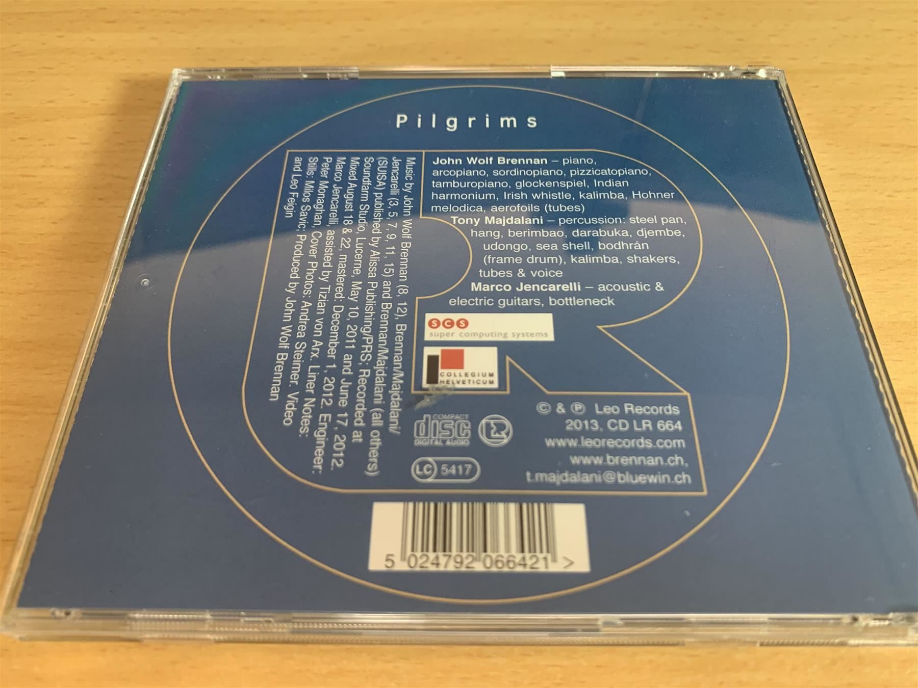 CD: Pilgrims  - Brennan  - Majdalani  - Jencarelli – Usato da Rikon im Tösstal venduto da Alpenmutz 2