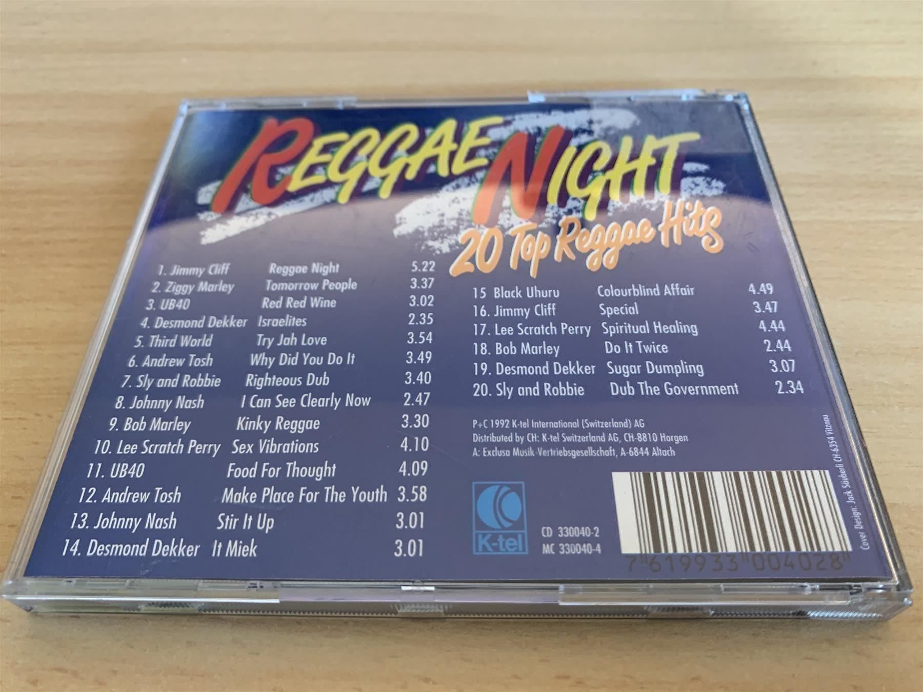 CD: Various Artists - Reggae Night - 20 Top Reggae Hits – Usato da Rikon im Tösstal venduto da Alpenmutz 1