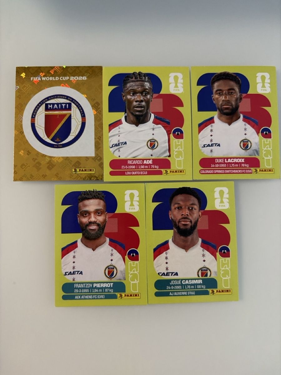 Panini Carte collezionabili: Fifa 2026 Haiti – Nuovo (secondo la descrizione) da Bellinzona venduto da SammlerTI