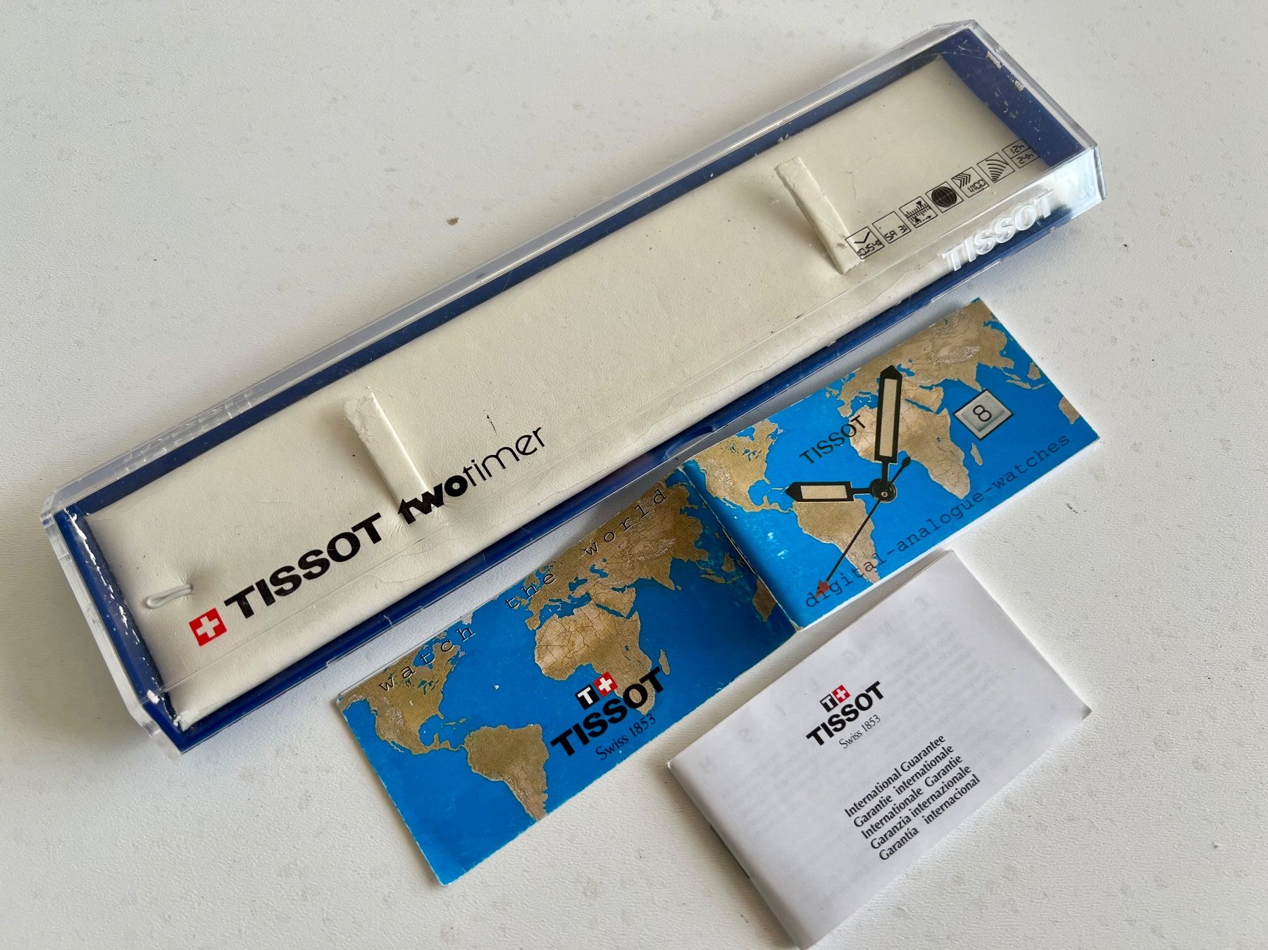 Tissot Orologi: TISSOT « two timer » long box with original instructions – Usato da Mont-sur-Lausanne venduto da vmi_ym5l