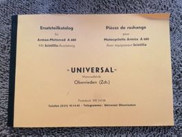 Universal A 680 Scintilla armée motorrad militaire militär