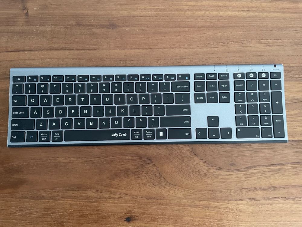 Bluetooth Tastatur (Jelly Comb keyboard) - US Layout (Gebraucht) in ...