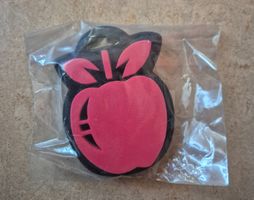 Moosgummistempel Apfel