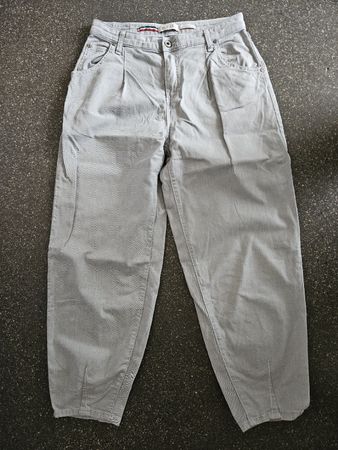 Please Jeans Damen Hose Gr M hellgrau