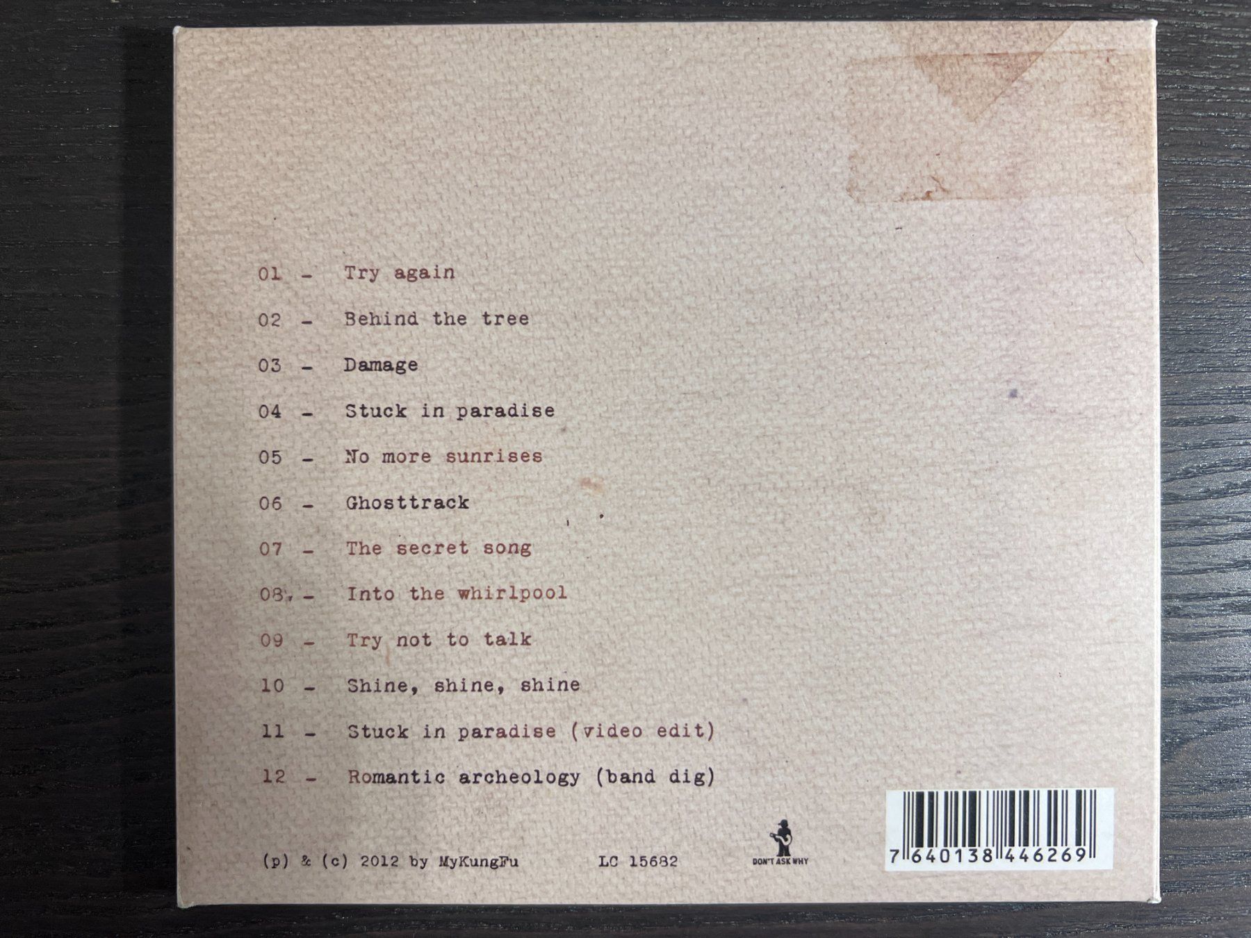CDs: MyKungFu - Repeat Spacer – Gebraucht aus Zürich von MusikFreunde 1