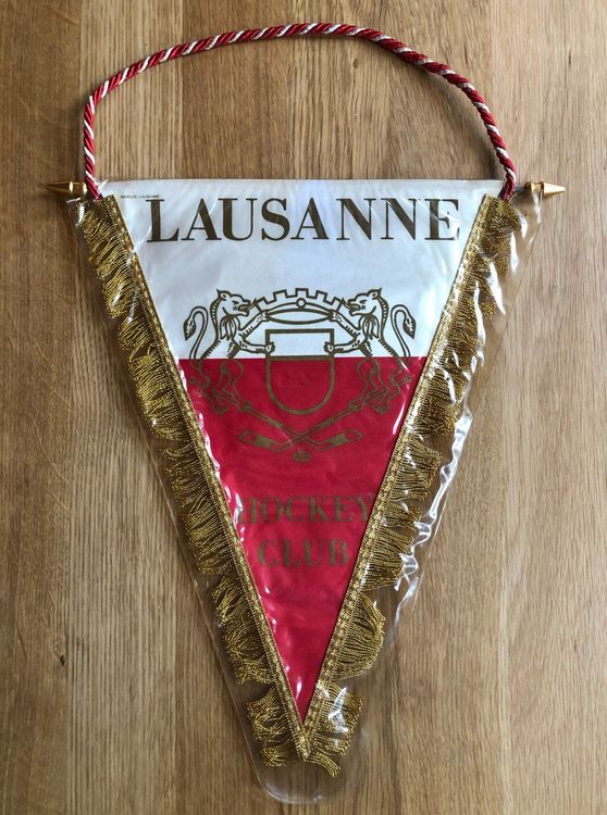 Fanion Lausanne Sports Suisse - Vintage Années 80/90 - Wimpel Football Ancien