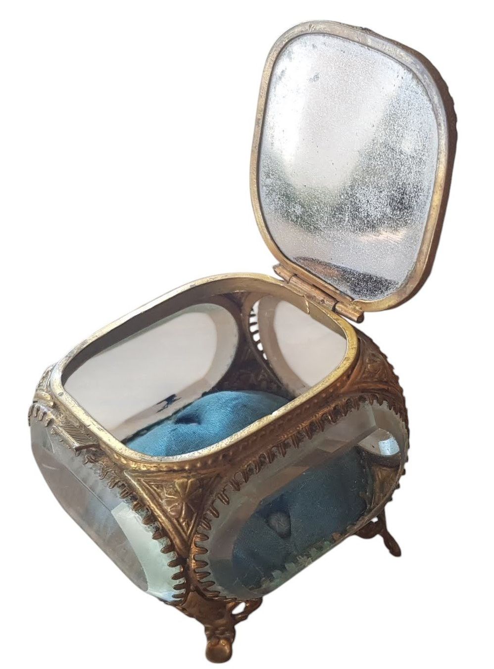 Barattoli: Schmuckschatulle Glas Paris 1900 – Usato da Mörschwil venduto da antiksalon 3