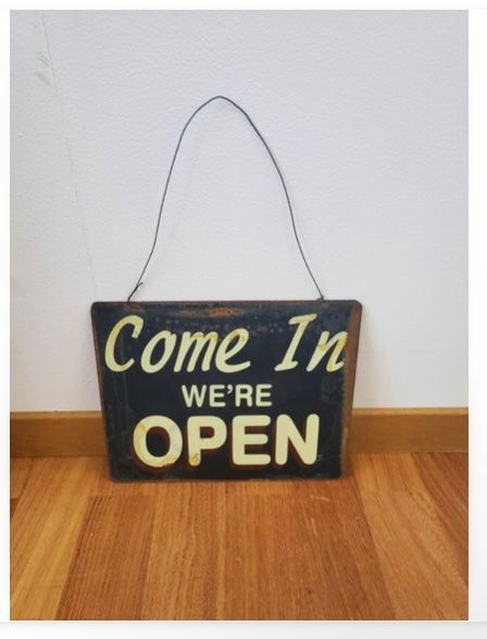 Vintage Metallschild „The Best Is An Open“ – Deko Für Bar, Garage Oder Wohnzimmer, 20x30 Cm