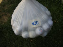 100 Stk. Golfbälle Golf Ball Übungsbälle diverse Marken